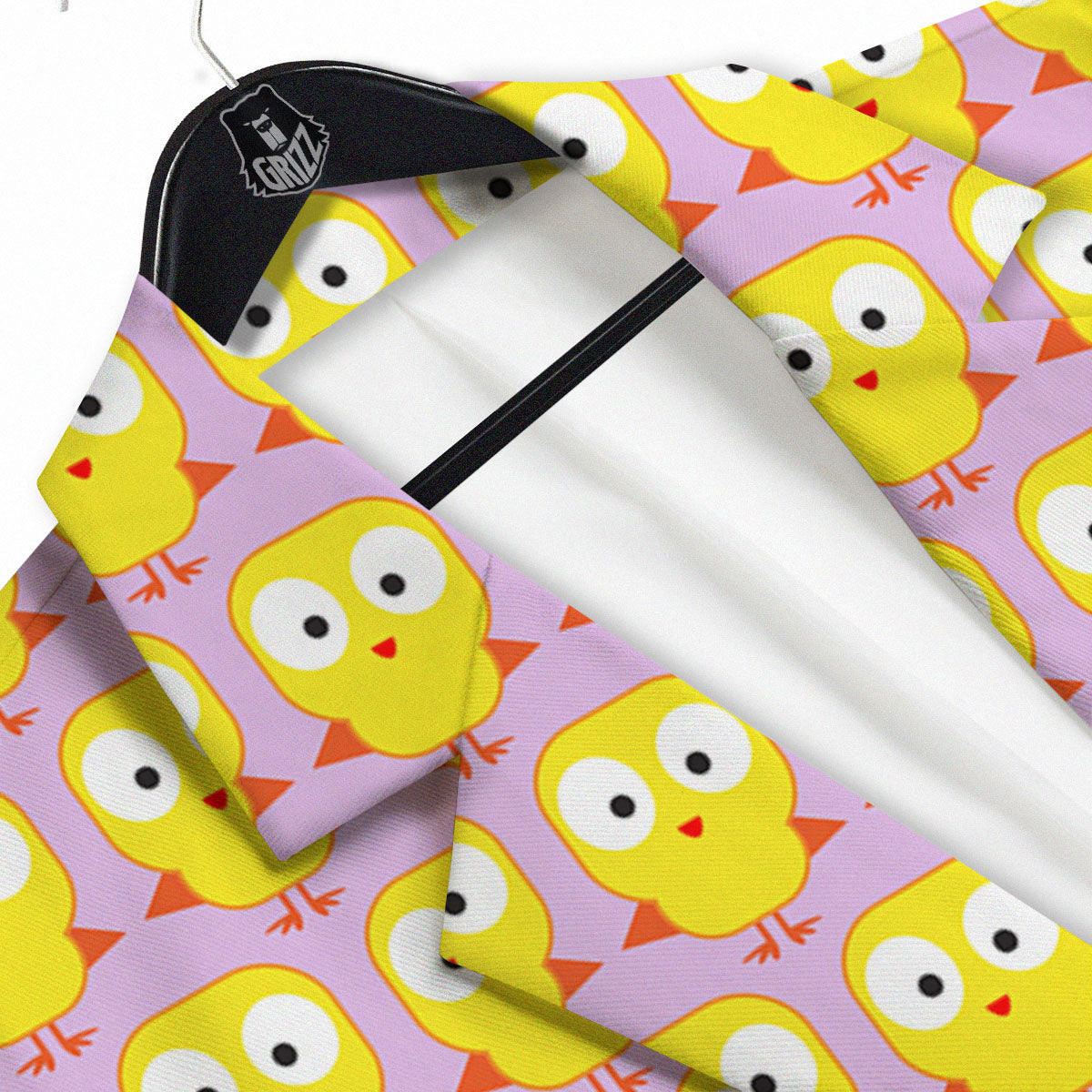 Emoji Chicken Love Print Pattern Men's Sport Coat-grizzshop