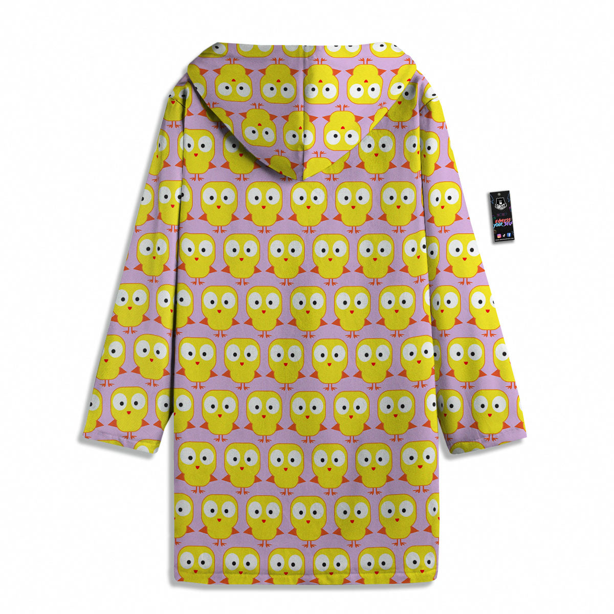 Emoji Chicken Love Print Pattern Men's Windbreaker Jacket-grizzshop