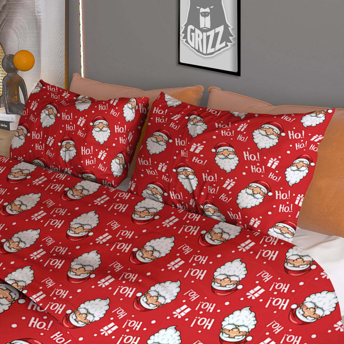 Floral Geometric Japanese Print Pattern Duvet Cover Bedding Set