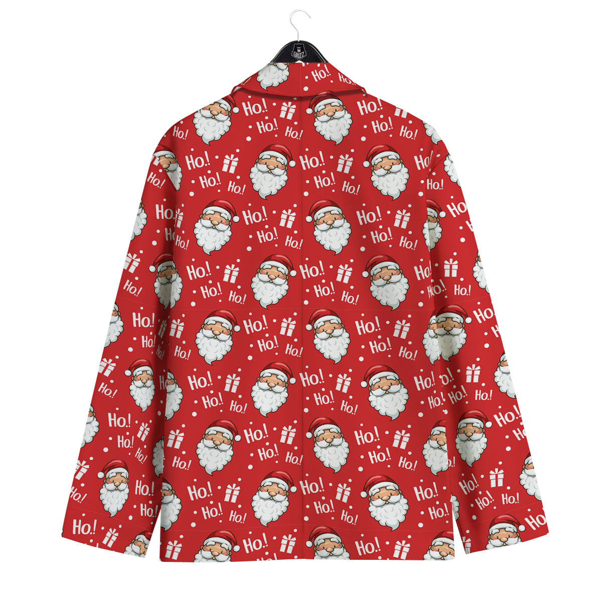 Emoji Christmas Print Pattern Men's Sport Coat-grizzshop