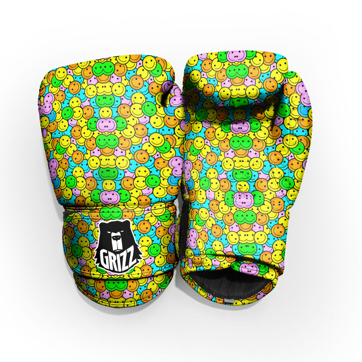 Emoji Colorful Print Pattern Pro Boxing Glove