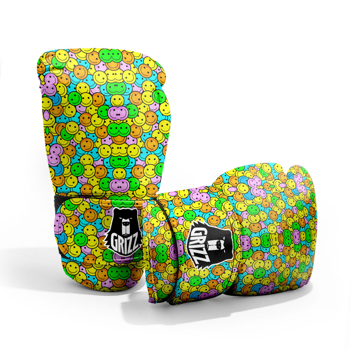 Emoji Colorful Print Pattern Pro Boxing Glove
