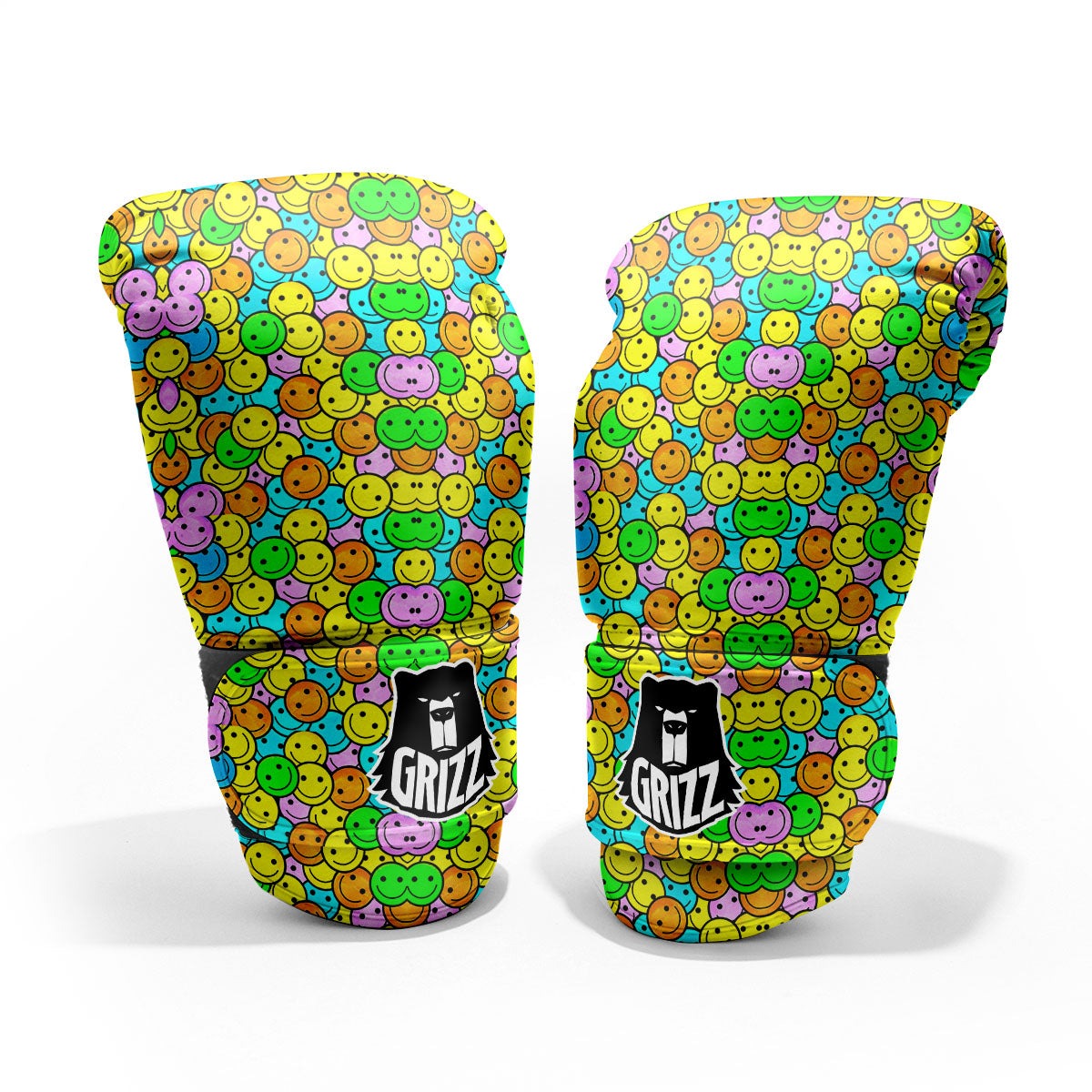 Emoji Colorful Print Pattern Pro Boxing Glove