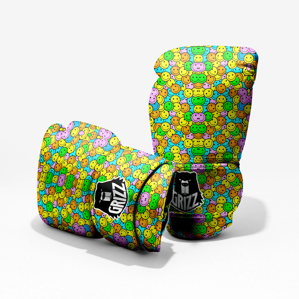 Emoji Colorful Print Pattern Pro Boxing Glove