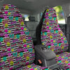 Emoji Comics Stripe Print Pattern Car Seat Covers-grizzshop