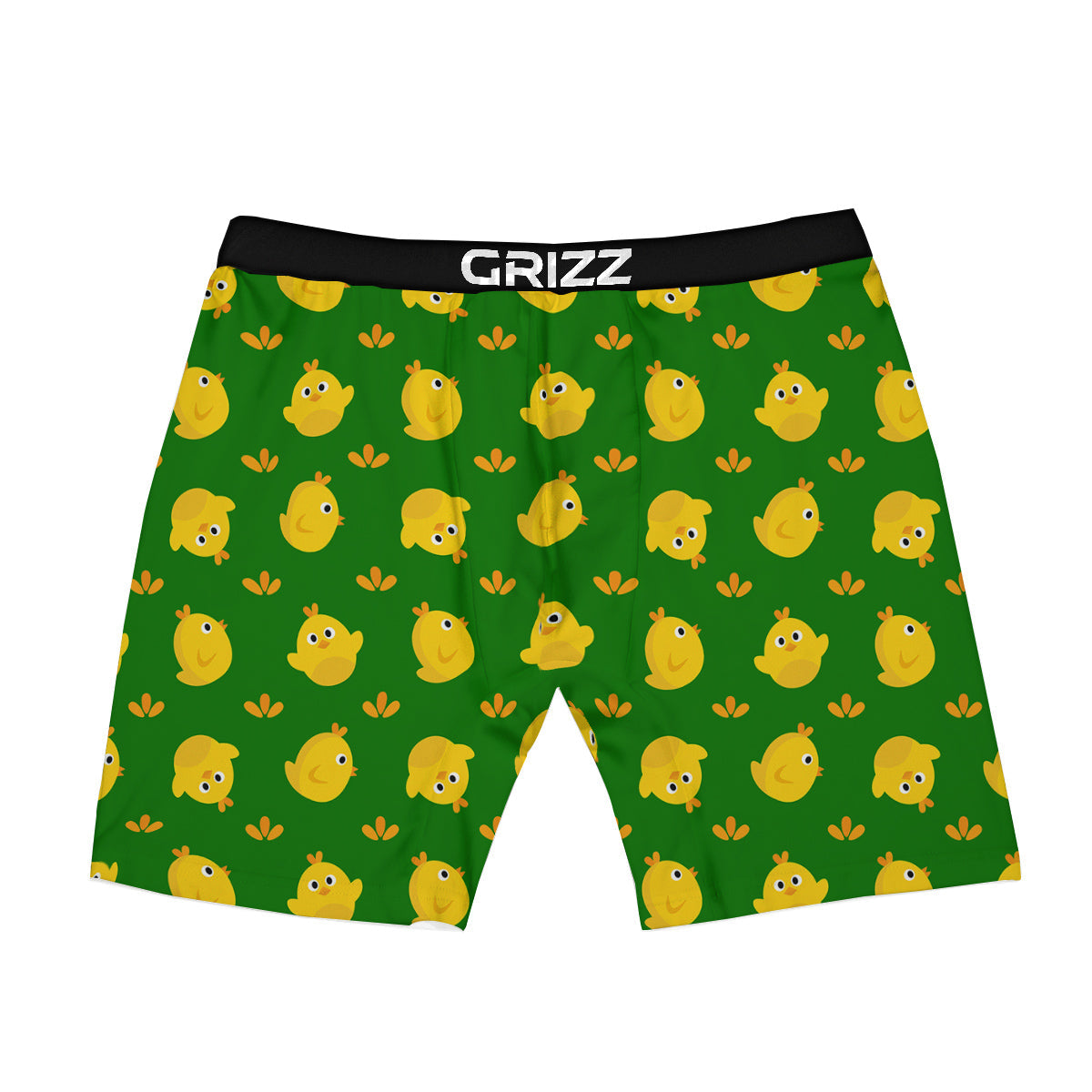 Emoji Cute Chicken Print Pattern Boxer Briefs-grizzshop