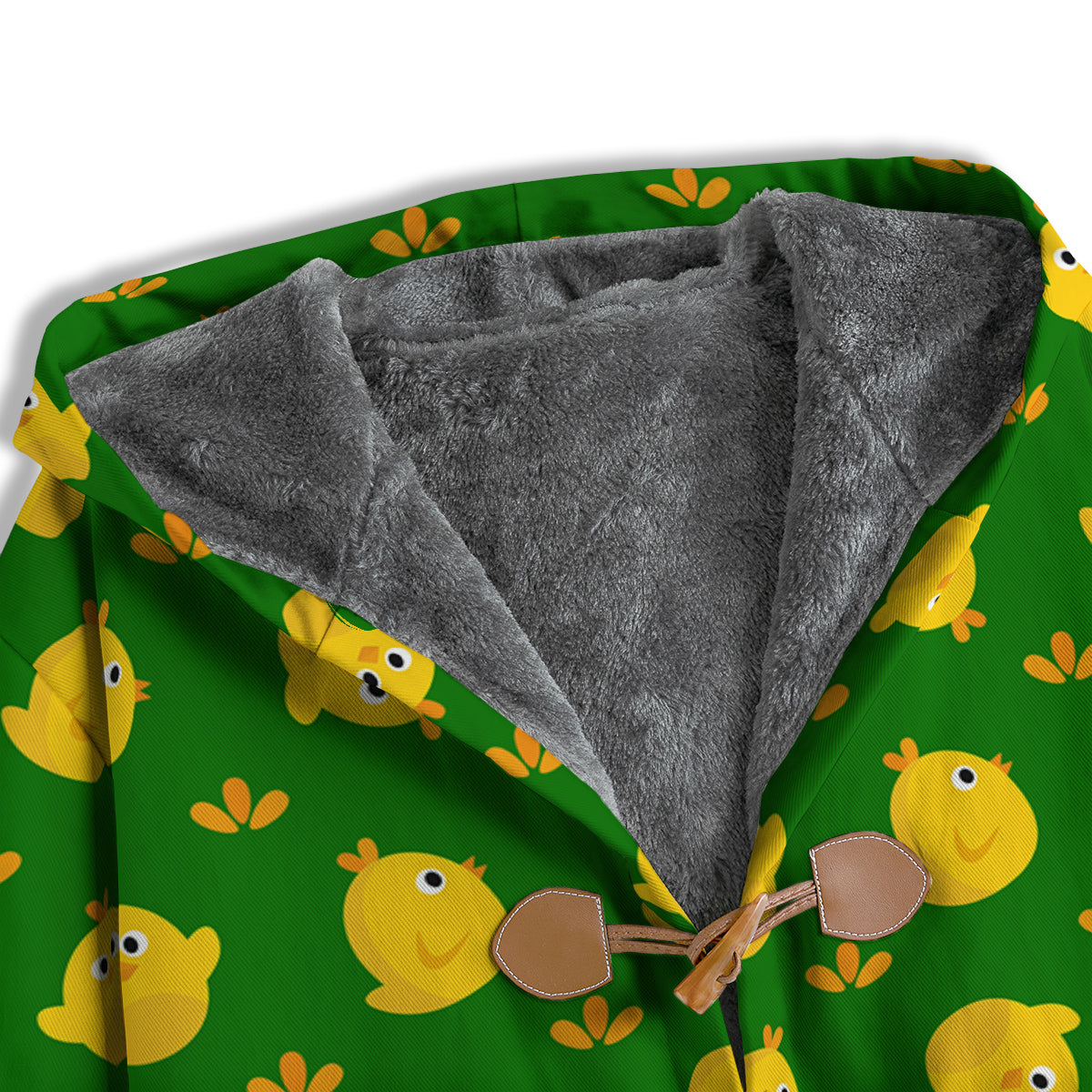 Emoji Cute Chicken Print Pattern Men's Windbreaker Jacket-grizzshop