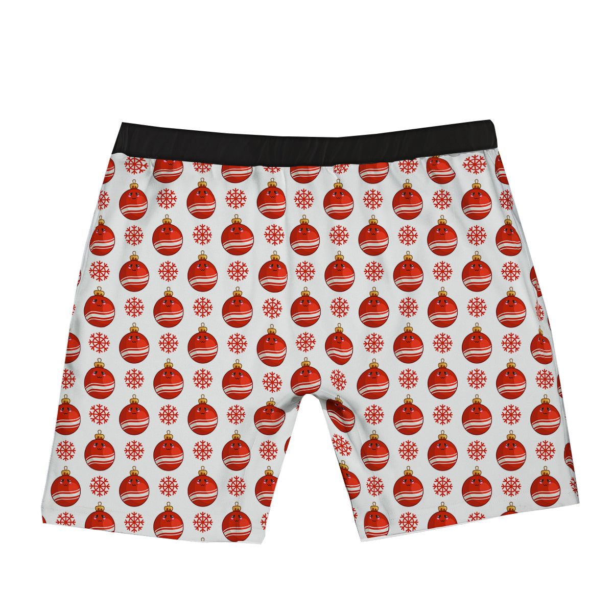 Emoji Cute Christmas Print Pattern Boxer Briefs-grizzshop