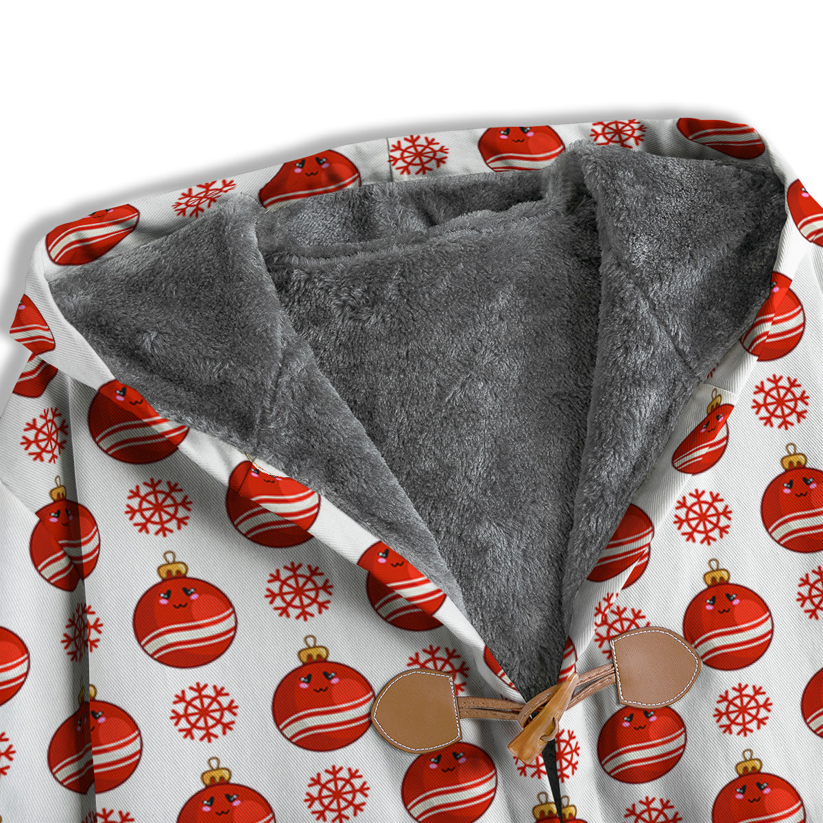 Emoji Cute Christmas Print Pattern Men's Windbreaker Jacket-grizzshop