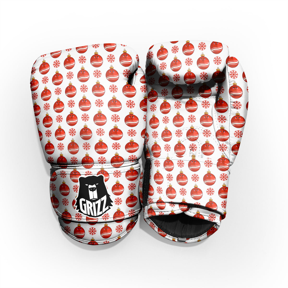 Emoji Cute Christmas Print Pattern Pro Boxing Glove