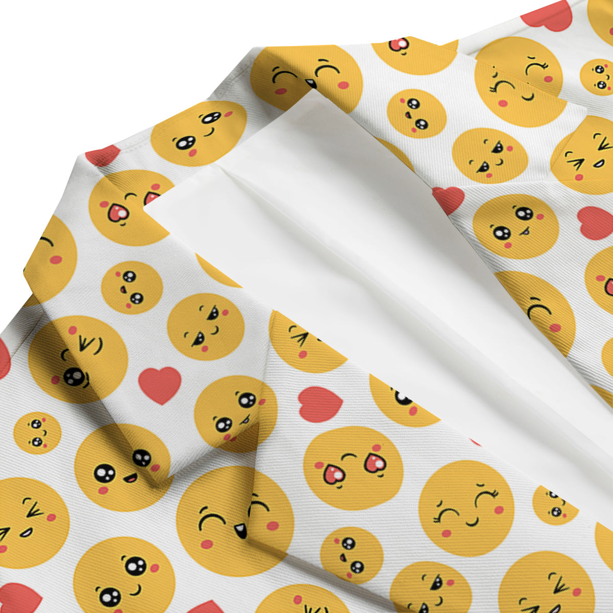 Emoji Cute Print Pattern Men's Blazer-grizzshop