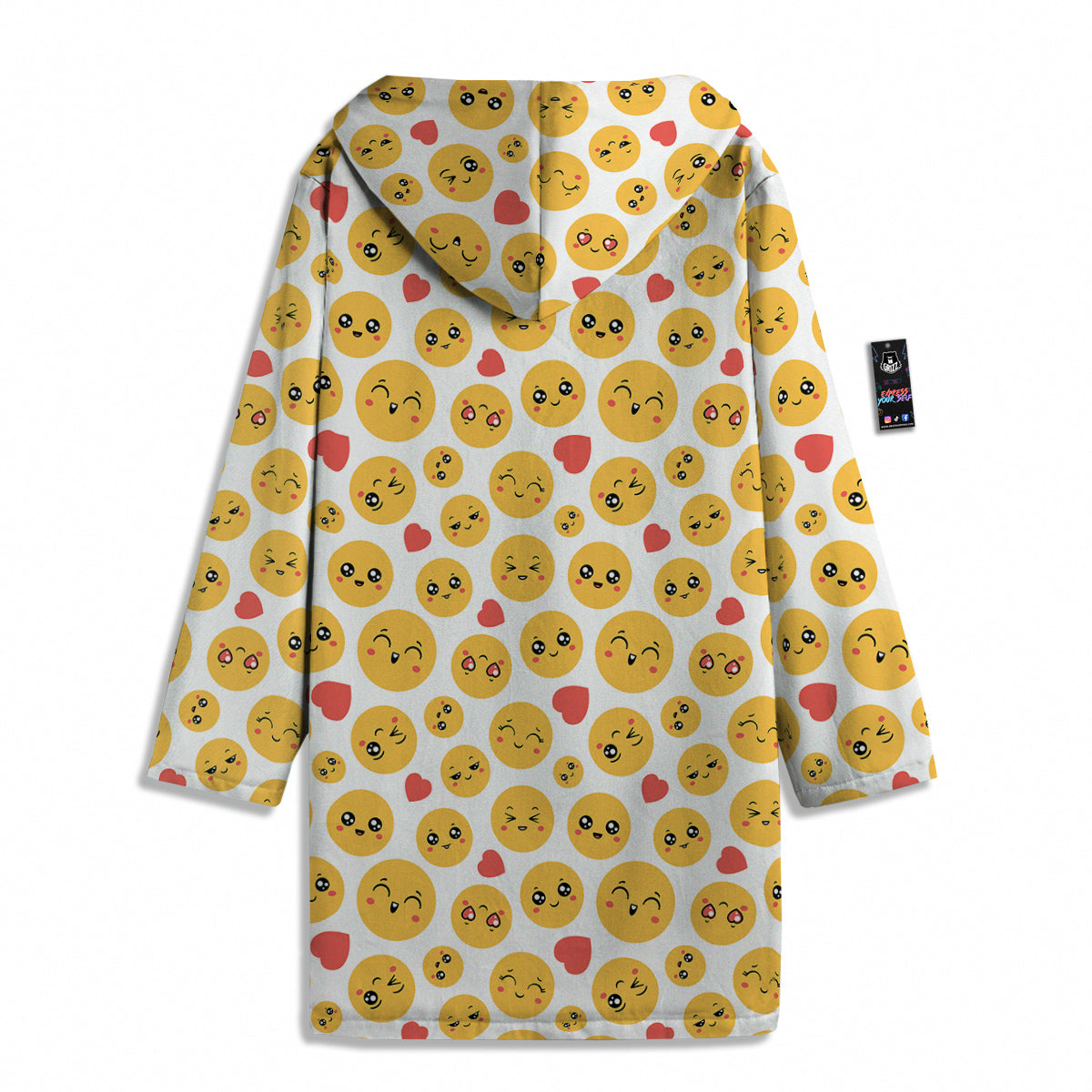 Emoji Cute Print Pattern Men's Windbreaker Jacket-grizzshop