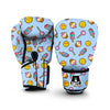 Emoji Dessert Pattern Print Boxing Gloves-grizzshop