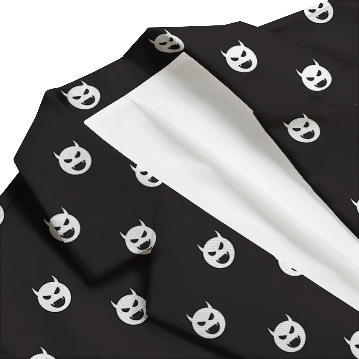 Emoji Devil Print Pattern Men's Blazer-grizzshop