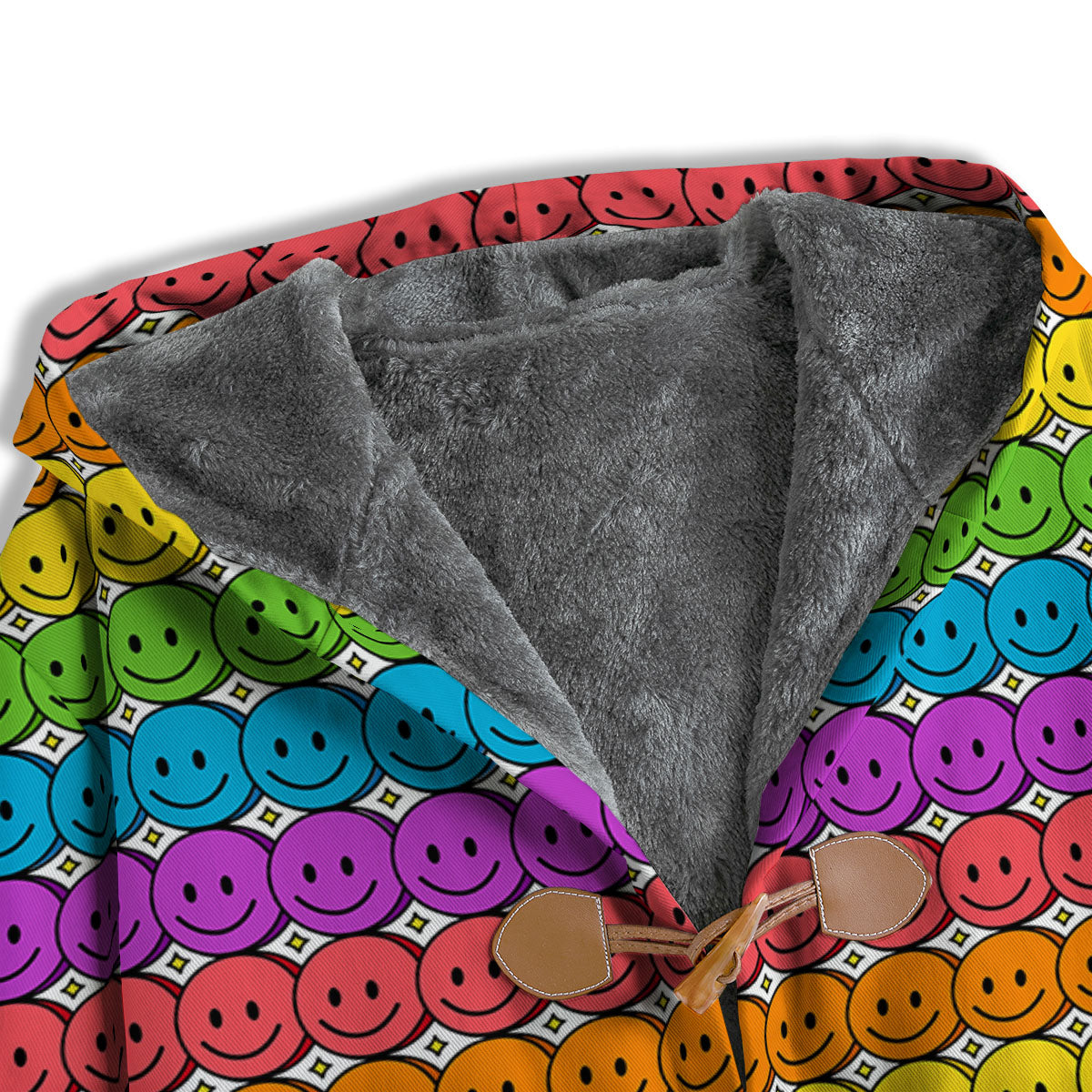 Emoji Faces Colorful Print Pattern Men's Windbreaker Jacket-grizzshop