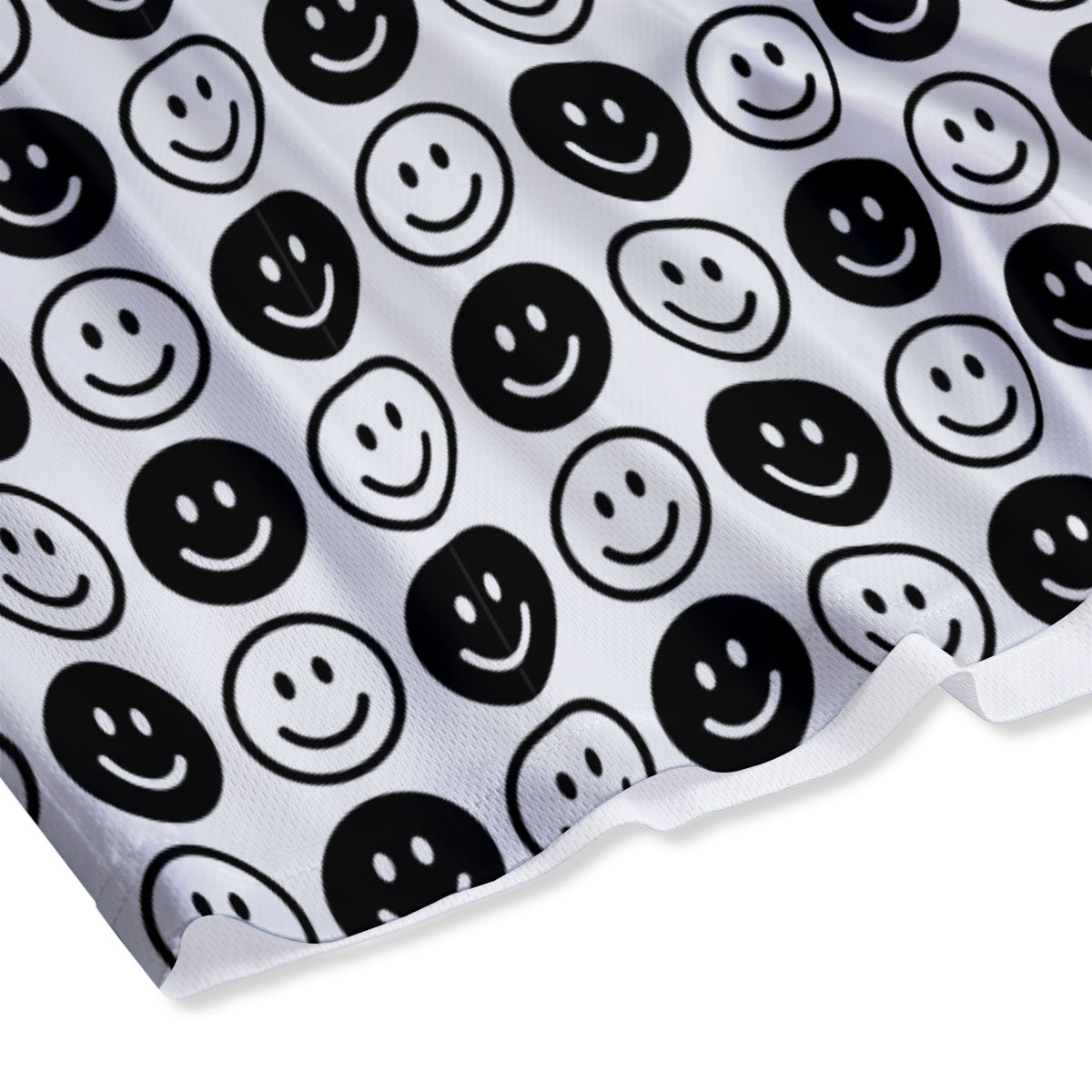 Emoji Funny Print Pattern Mesh Shorts