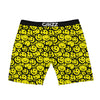 Emoji Graffiti Happy Print Pattern Boxer Briefs-grizzshop