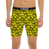 Emoji Graffiti Happy Print Pattern Boxer Briefs-grizzshop