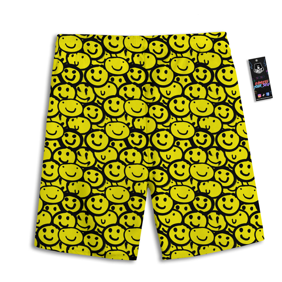 Fat Tuesday Argyle Mardi Gras Print Men's Athletic Shorts