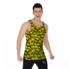 Emoji Graffiti Happy Print Pattern Men's Tank Top-grizzshop