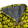 Emoji Graffiti Happy Print Pattern Men's Windbreaker Jacket-grizzshop