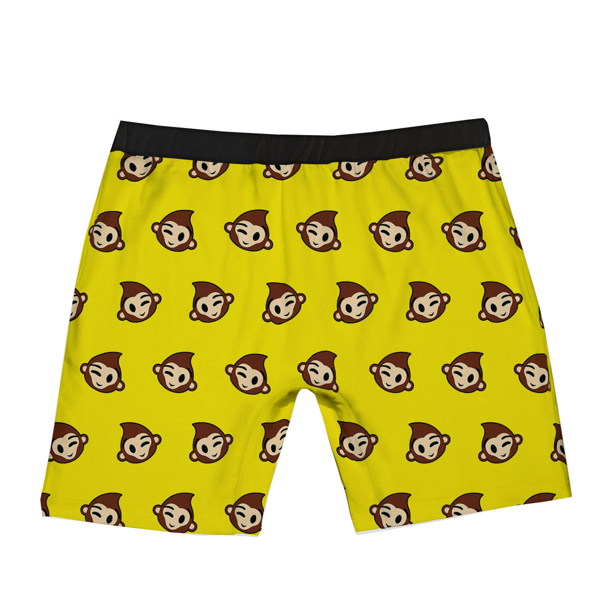 Emoji Monkey Print Pattern Boxer Briefs-grizzshop