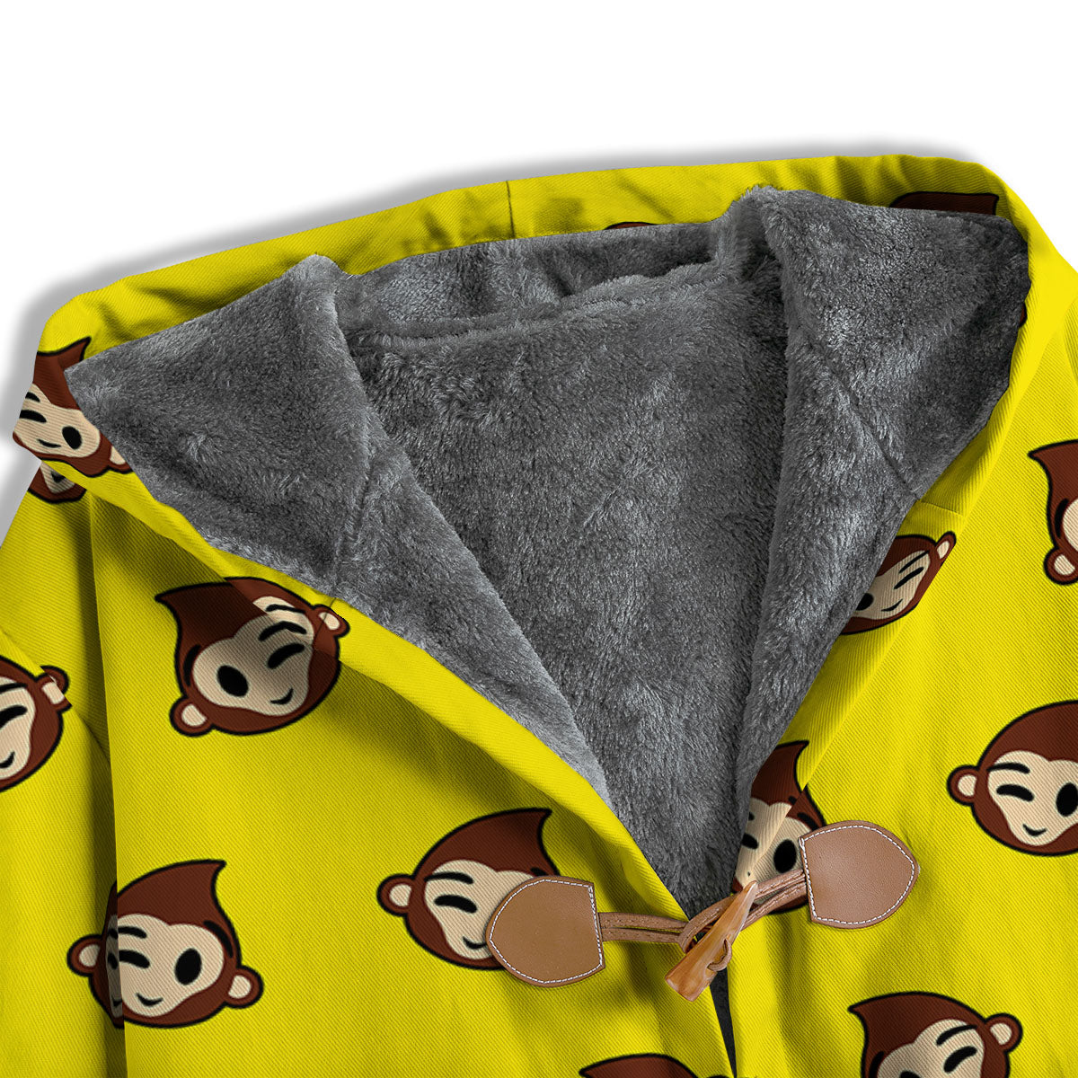 Emoji Monkey Print Pattern Men's Windbreaker Jacket-grizzshop