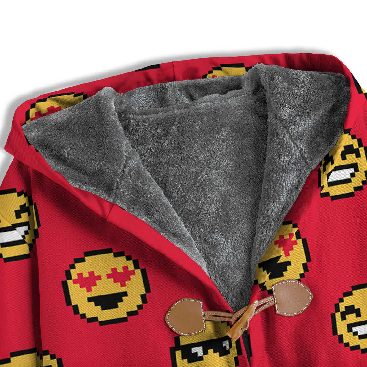 Emoji Pixel Print Pattern Men's Windbreaker Jacket-grizzshop