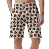 Emoji Poop Pattern Print Men's Shorts-grizzshop