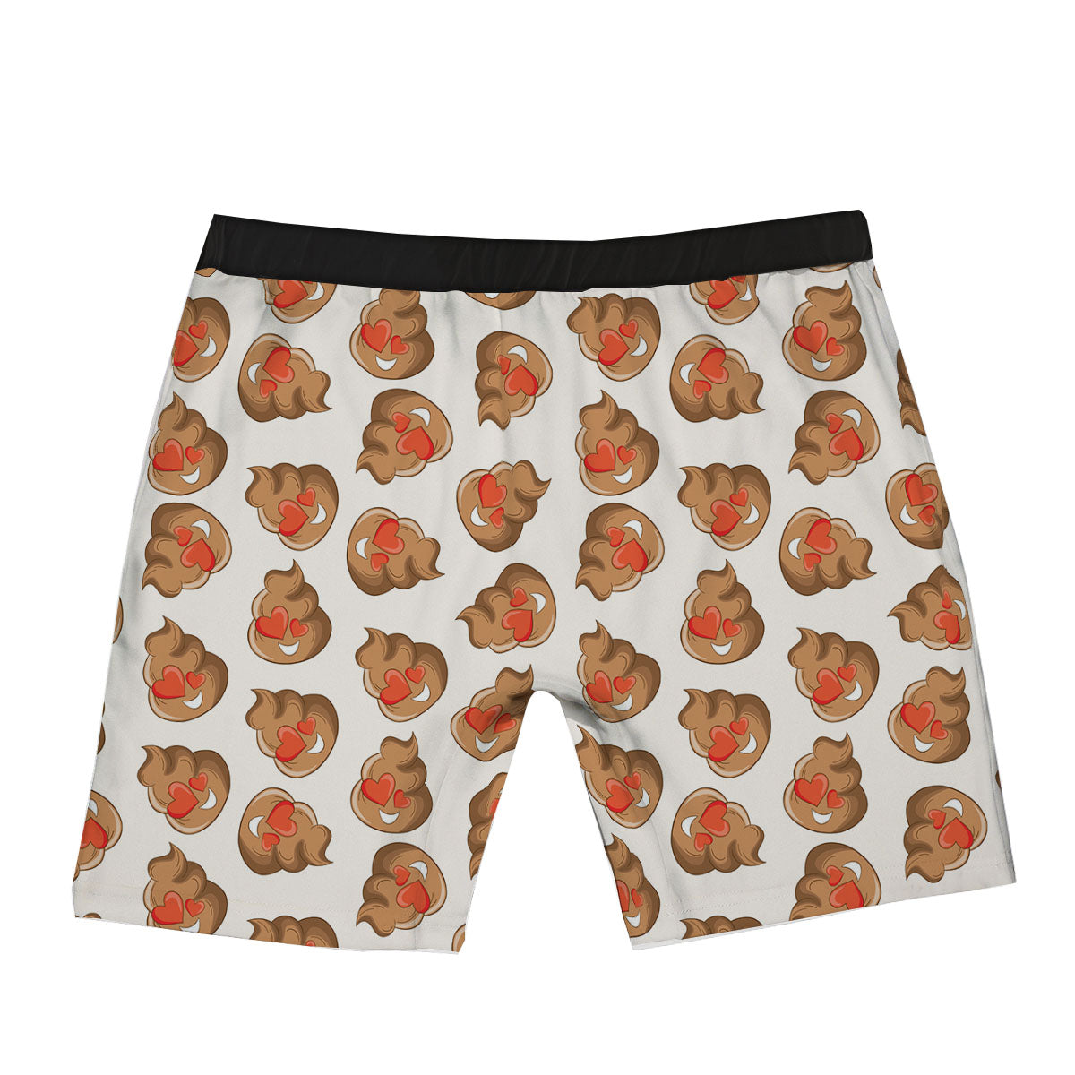 Emoji Poop Print Pattern Boxer Briefs-grizzshop