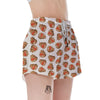 Emoji Poop Print Pattern Women's Shorts-grizzshop