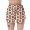 Emoji Poop Print Pattern Women's Shorts-grizzshop