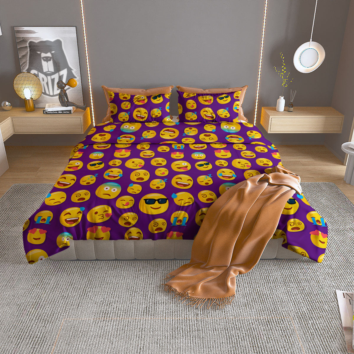 Drops Water On Beer Glass Print Duvet Cover Bedding Set