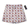 Emoji Reindeer And Santa Claus Print Pattern Men's Running Shorts-grizzshop