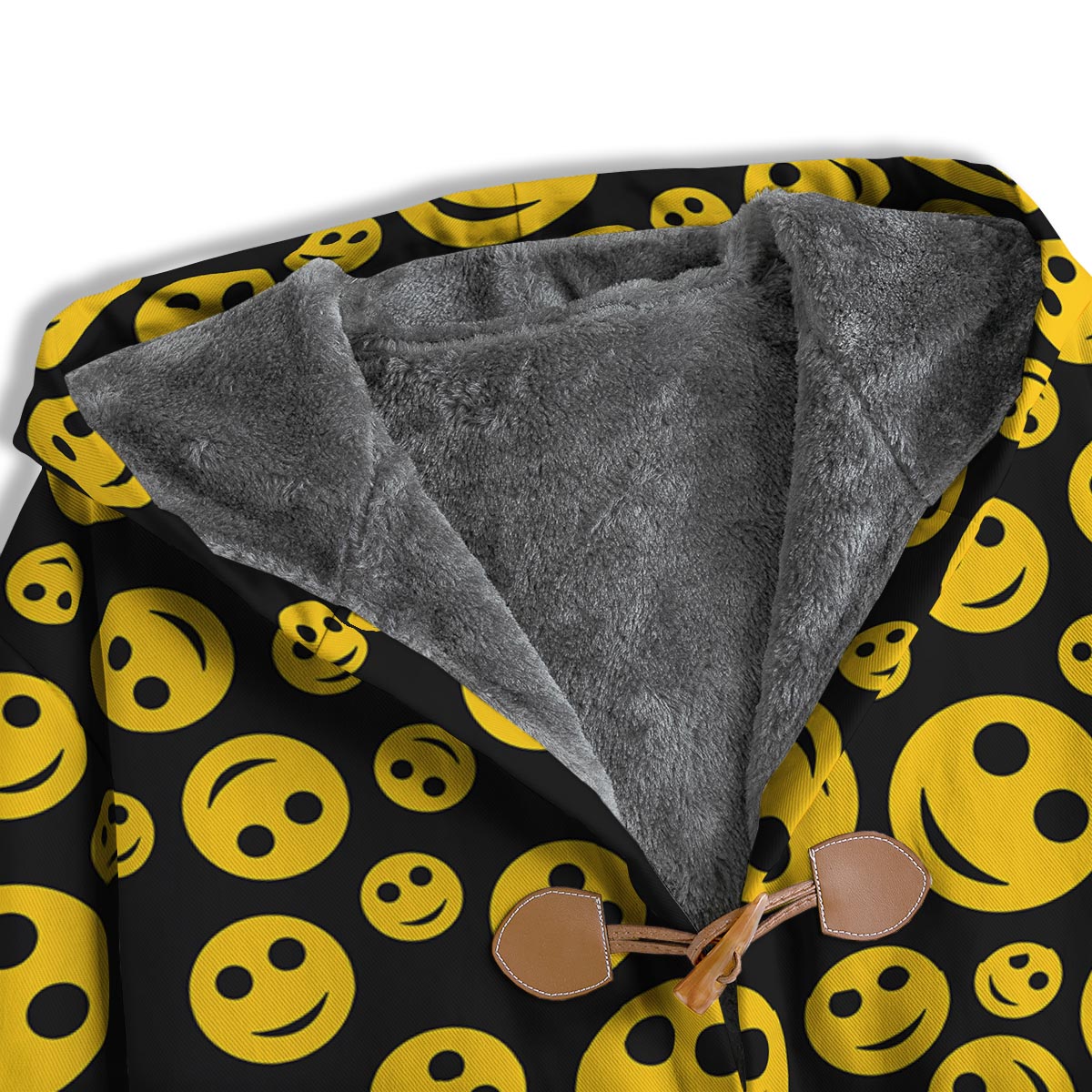 Emoji Smiley Faces Print Pattern Men's Windbreaker Jacket-grizzshop