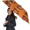 Emoji Teddy Bear Print Umbrella-grizzshop