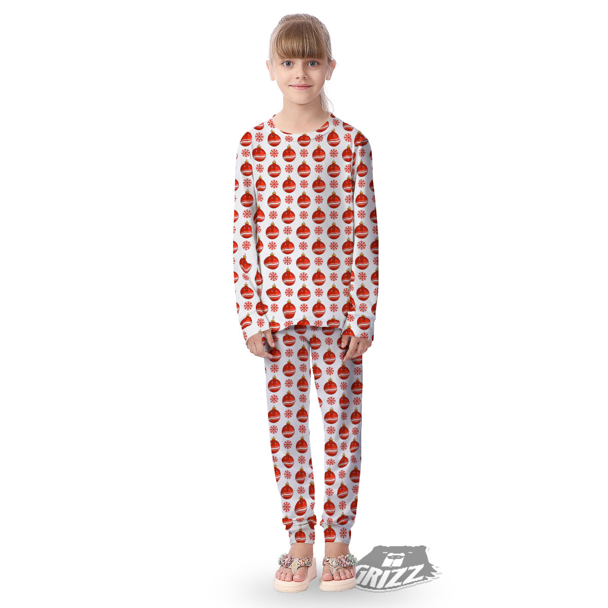 Emoji Cute Christmas Print Pattern Kid's Pajamas-grizzshop