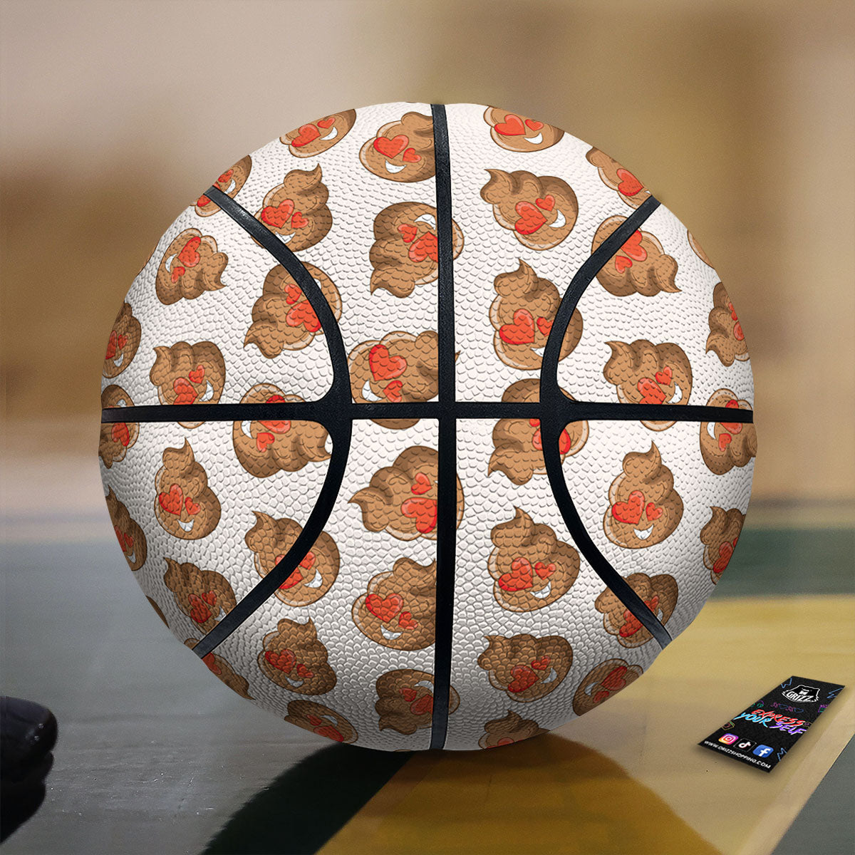 Drops Water On Beer Glass Print Basketball