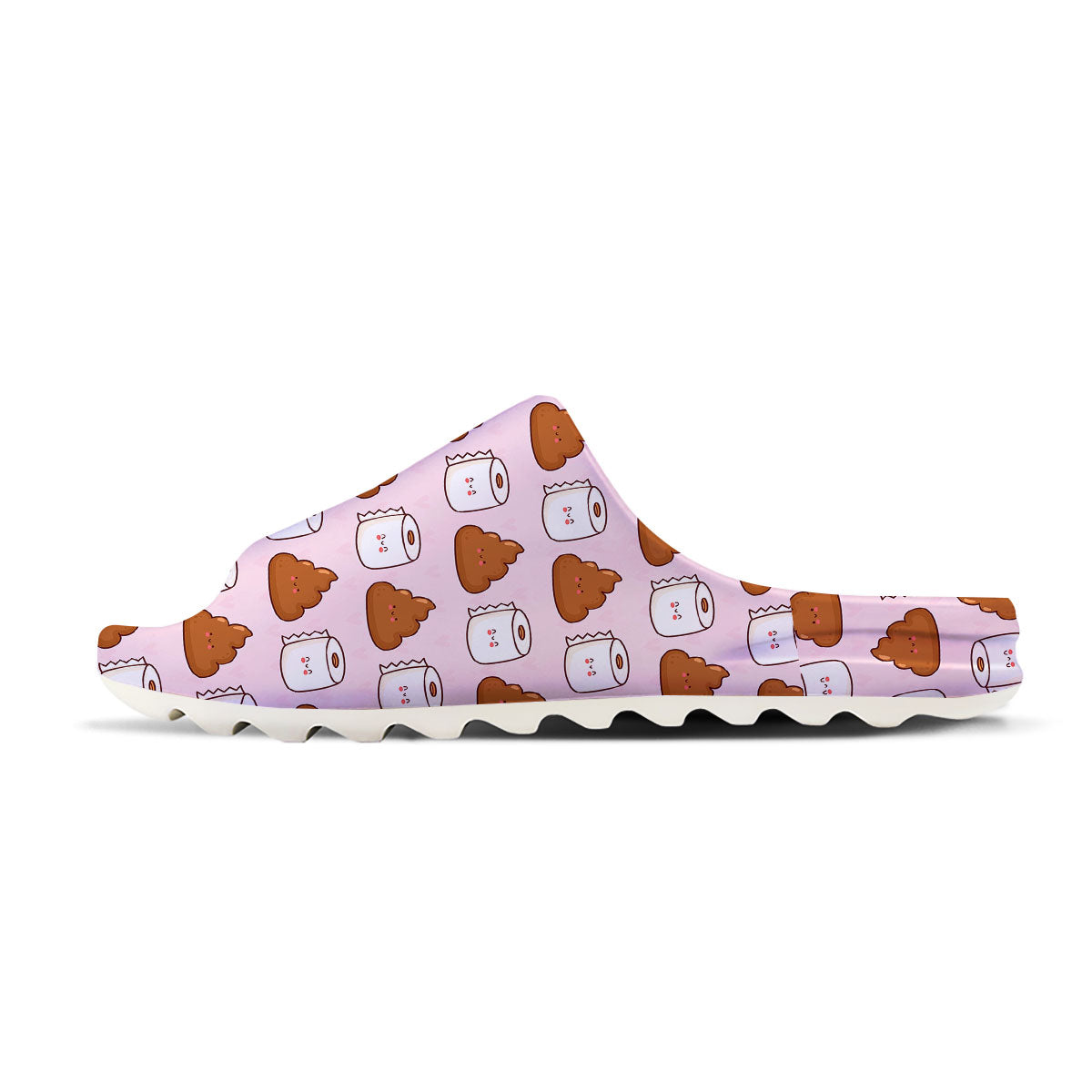 Emoticons Poop Print Pattern Sandals-grizzshop
