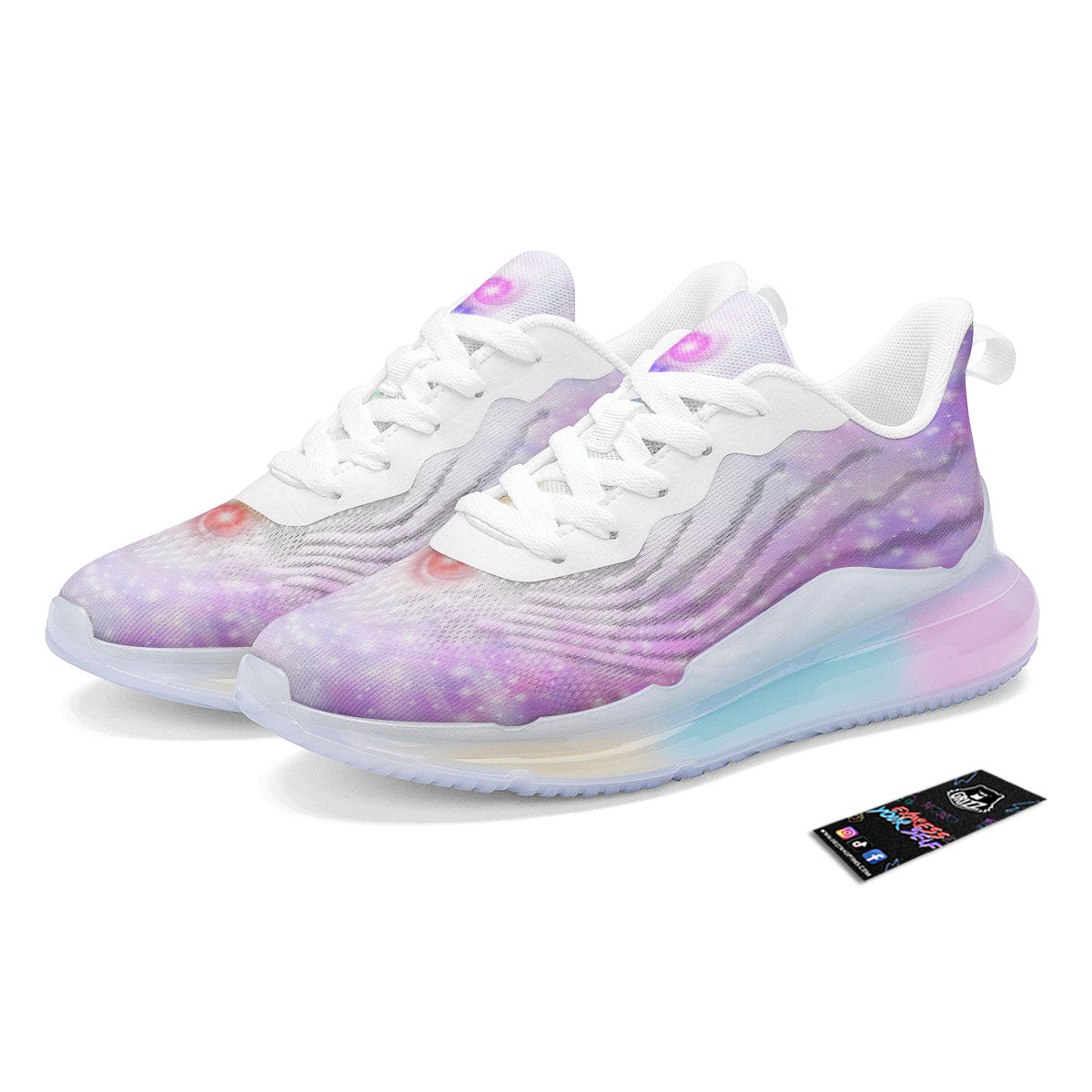 Energy Seven Chakras Print Running Sneakers-grizzshop