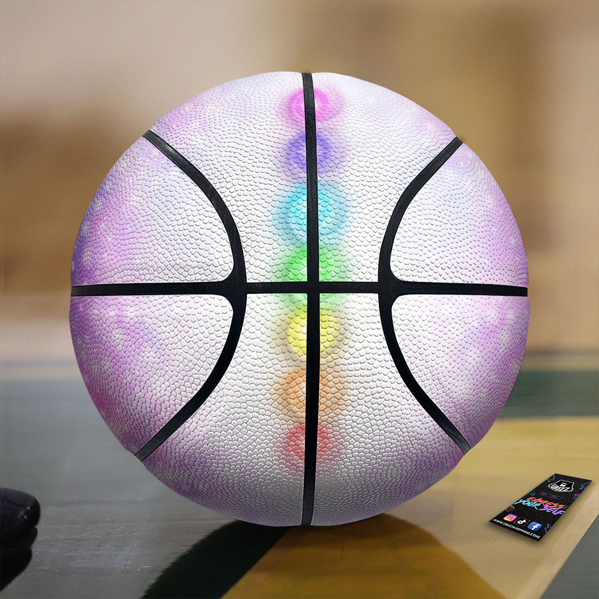 Eclipse Total Solar Print Basketball