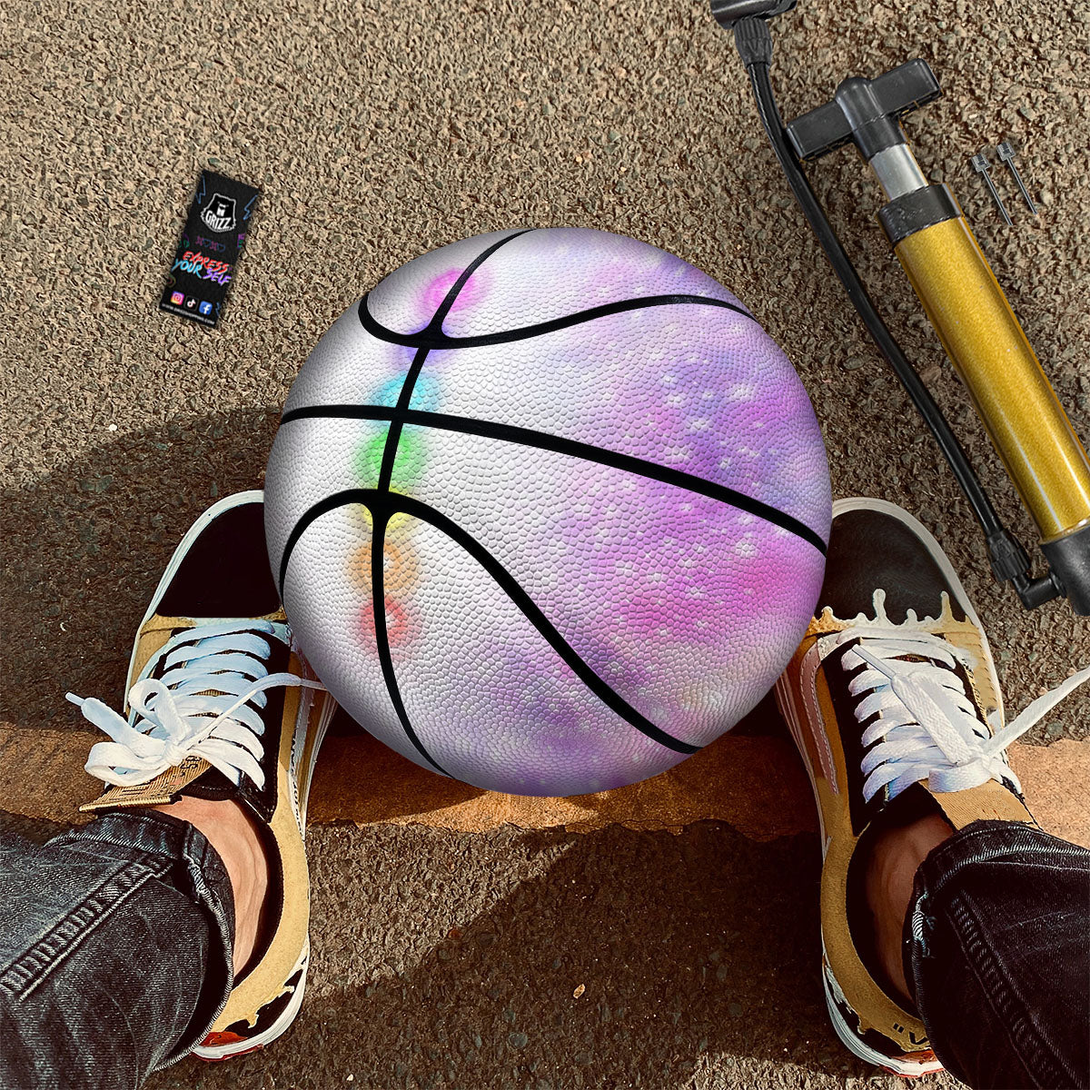 Eclipse Total Solar Print Basketball