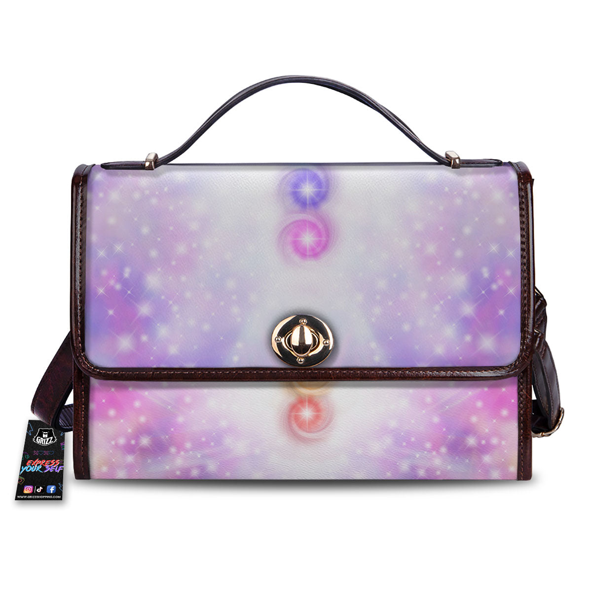 Energy Seven Chakras Print Women's Satchel Bag