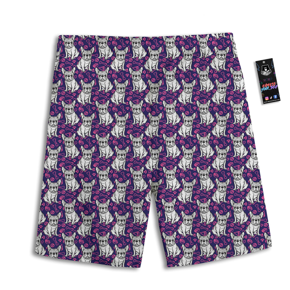 Fat Tuesday Mardi Gras Pattern Men's Athletic Shorts
