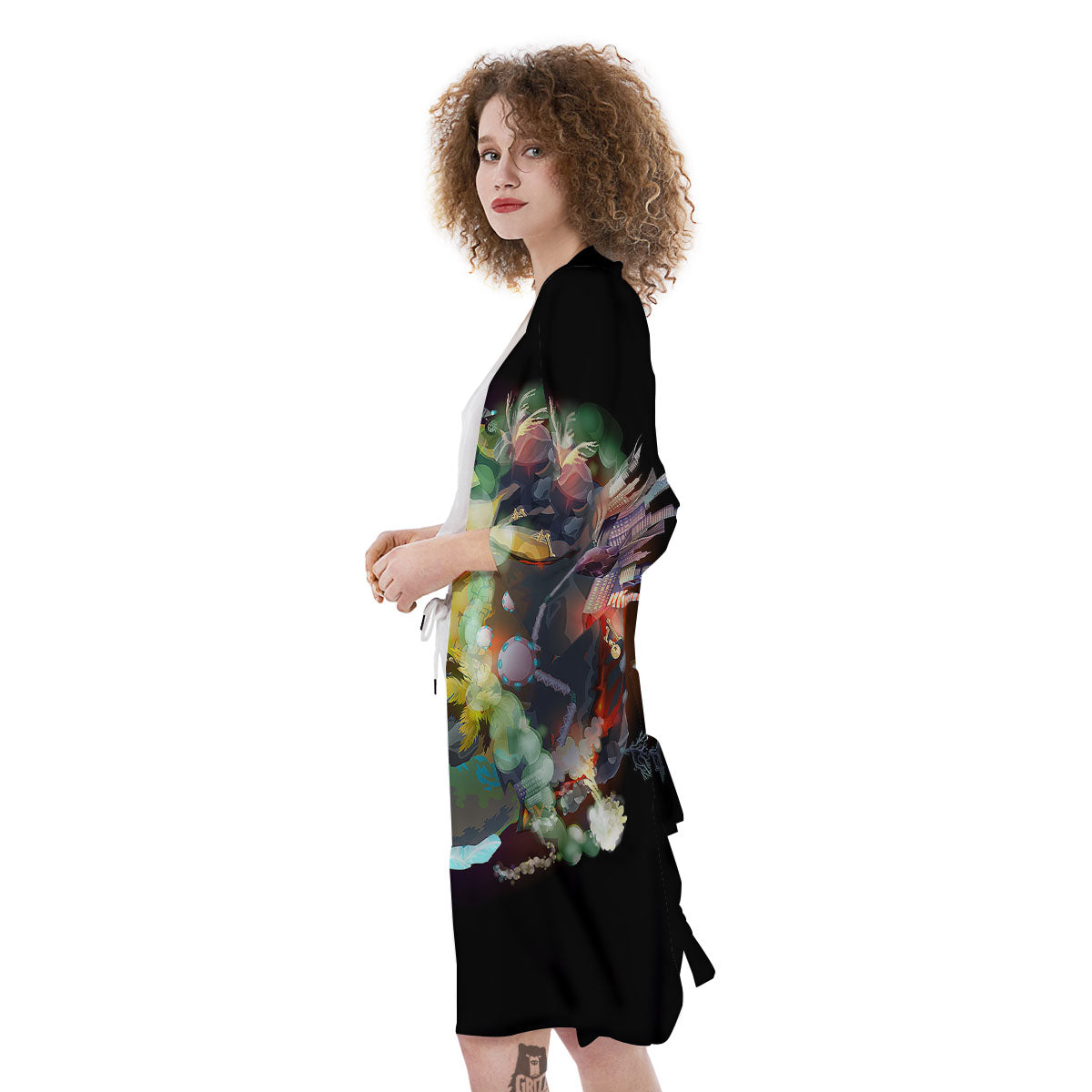 Environmental Destruction Print Kimono-grizzshop