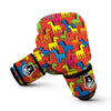 Equestrian Colorful Pattern Print Boxing Gloves-grizzshop