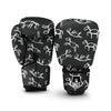 Equestrian Drawn Pattern Print Boxing Gloves-grizzshop