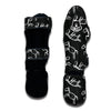 Equestrian Drawn Pattern Print Muay Thai Shin Guards-grizzshop