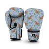 Equestrian Floral Pattern Print Boxing Gloves-grizzshop