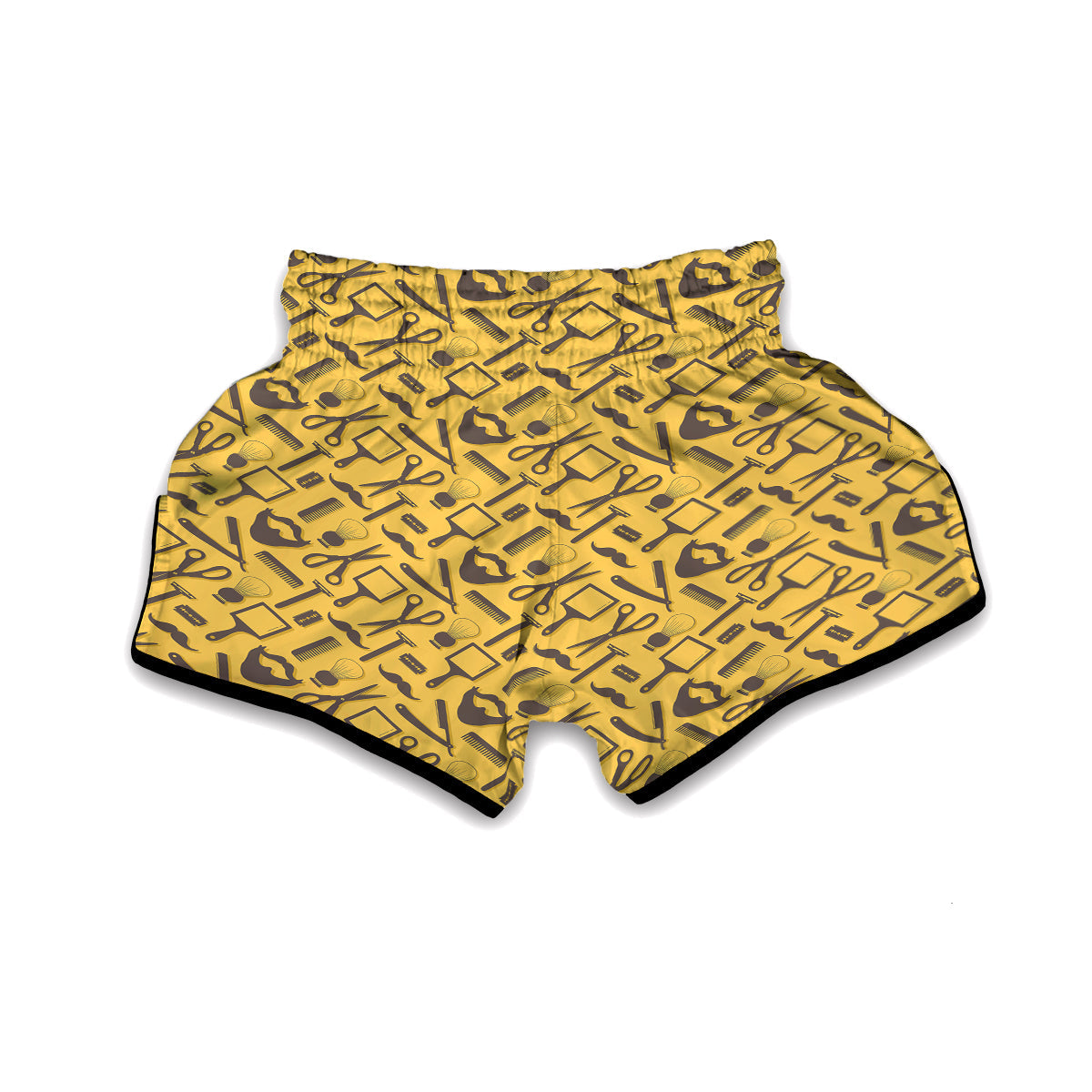 Equipment Barber Print Pattern Muay Thai Boxing Shorts-grizzshop